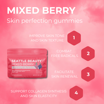 Mixed Berry Skin Perfection Gummies 12-Pack