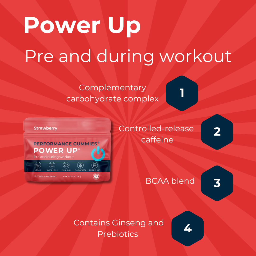 Strawberry Power Up Pre-Workout Supplements 12-Pack