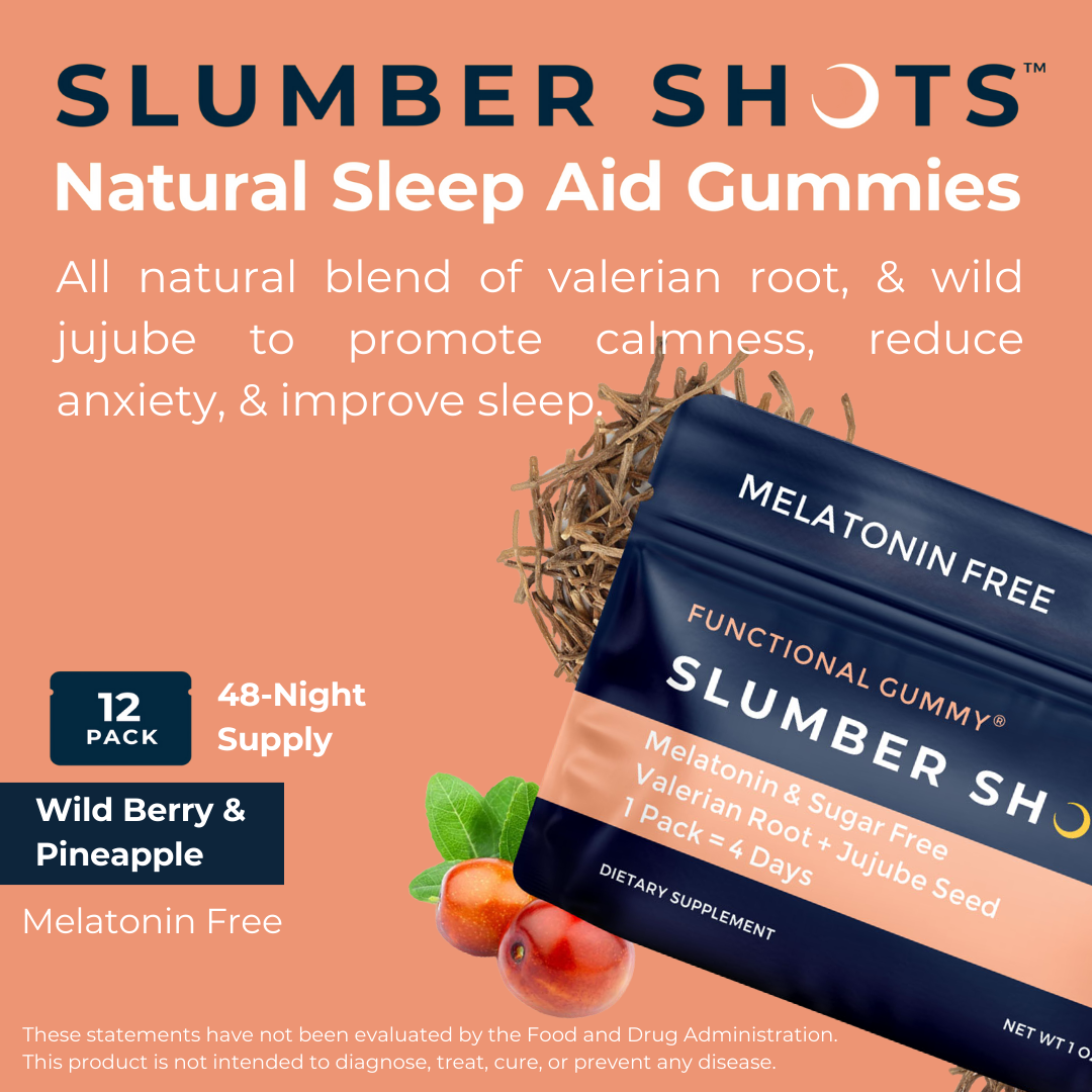 Slumber Shots Sleep Aid Melatonin-Free 12-Pack